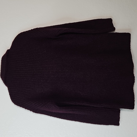 Cozy Women's Purple Sweater 💜 Express London Purple Half-Zip Sweater (XS) - Picture 3 of 8